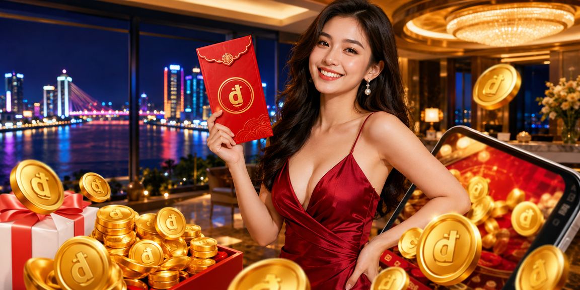Mô hình phong bì đỏ may mắn tại Đà Nẵng biểu tượng cho ưu đãi bonus